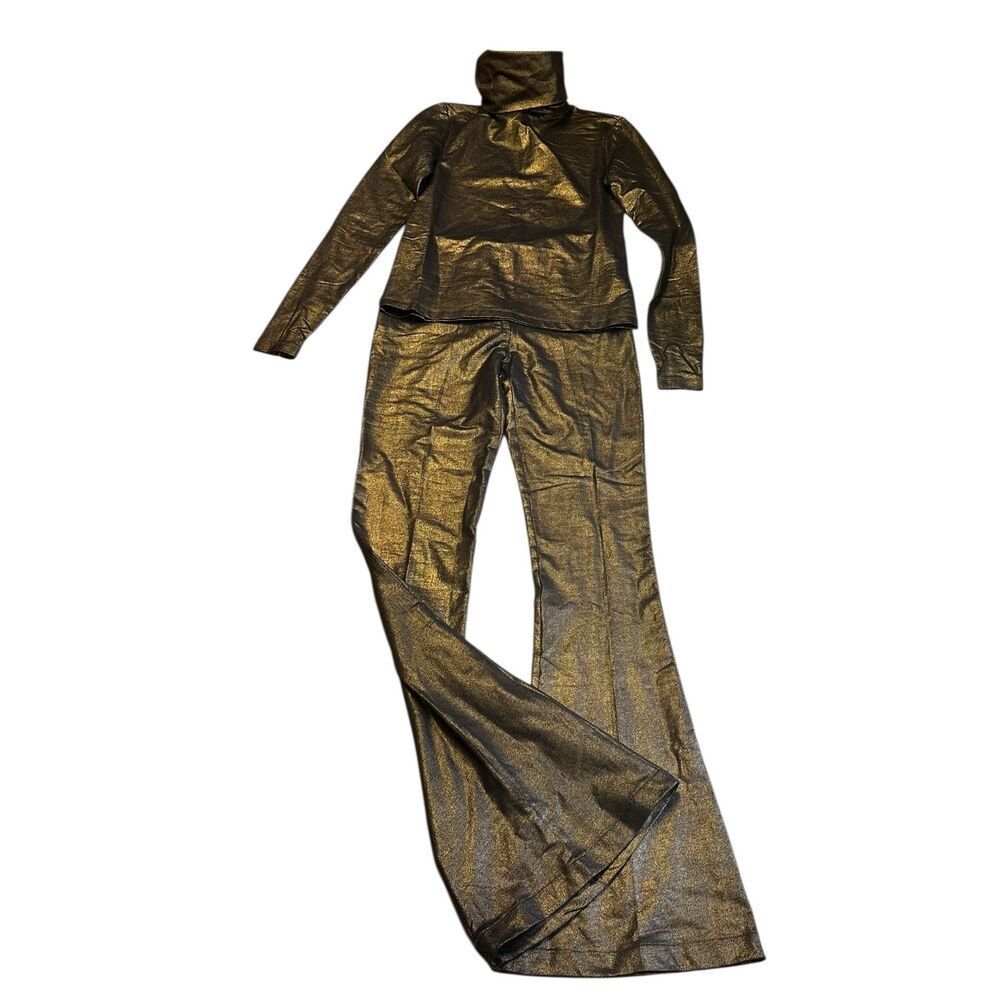 OMBRA MILANO High-waisted Fared Trousers & Matching Top NWT 0